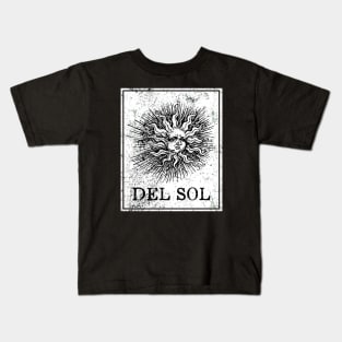 El Sol Loteria Mexican Tarot Card Kids T-Shirt